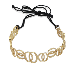 Presenza — collana Tiziana Piola in bronzo e oro 24 carati, collezione Identity