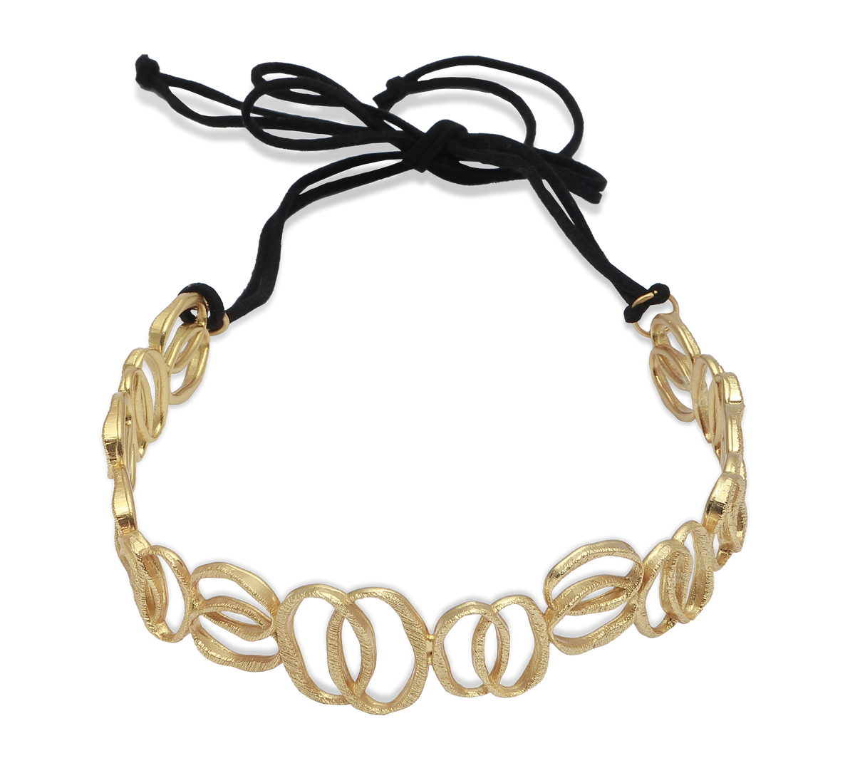Presenza — collana Tiziana Piola in bronzo e oro 24 carati, collezione Identity