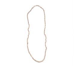 Collana Infinito in bronzo oro rosa, collezione Essenza di Tiziana Piola