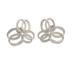 Orecchini Gemma in argento 925, collezione Identity di Tiziana Piola