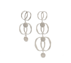 Orecchini Ritmo in argento 925, collezione Identity di Tiziana Piola